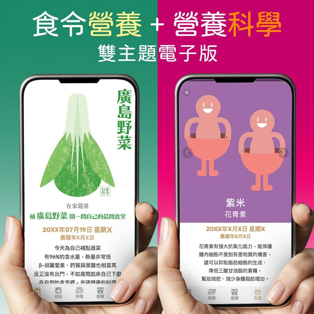 【初階+進階】營養雙主題|萬年日曆電子版